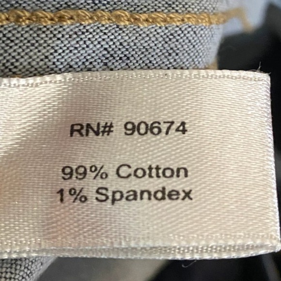 Boston Proper Paris Slim Boot Cut Sz 6 Dark Wash, 10” rise, 14.5” Waist Ins. 32” - Picture 7 of 12